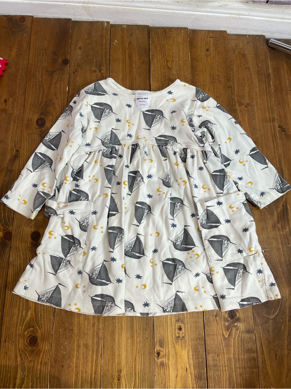 Hanna Andersson size 3T long sleeve dress wild things print